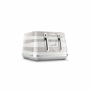 DELONGHI 4 SLICE WHITE TOASTER