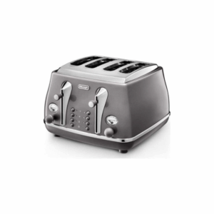 DELONGHI ICONA METALLICS TOASTER GREY