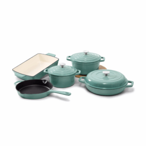 KIT 8PC SET NOUVELLE CAST IRON - MISTY TEAL